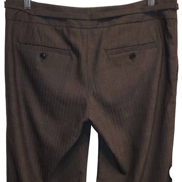 Gap gray Stretch Baggy Wide Leg Wool Trousers Size 8 Regular - Picture 5 of 7